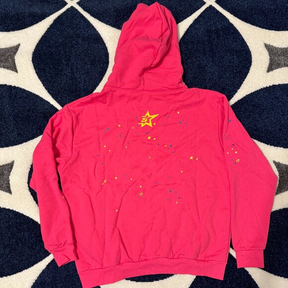 Sp5der P*NK V2 Hoodie Pink Young Thug Size Large - Picture 3 of 3